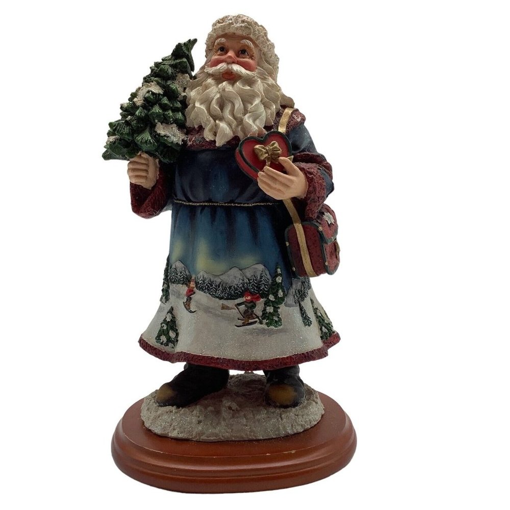 Sterling Christmas Santa Resin Figurine